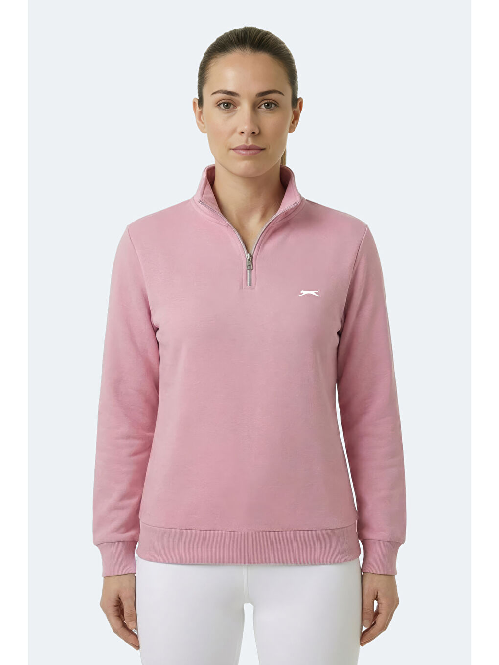 Pembe MAXIS I Kadın Gül Sweatshırt-4