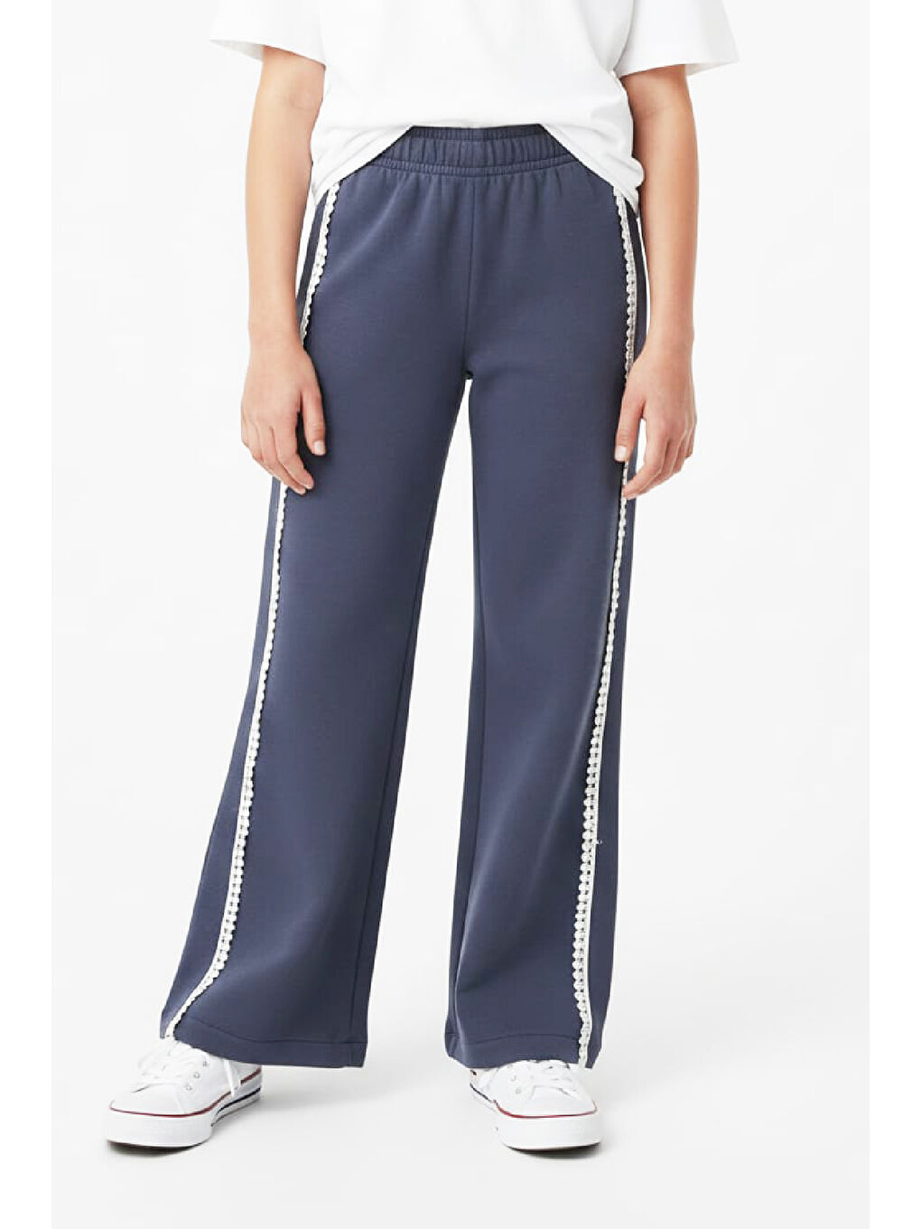 İndigo Kız Çocuk Eşofman Alt -3 İplik Diyagonal Kumaş- 6-14 Yaş 12460