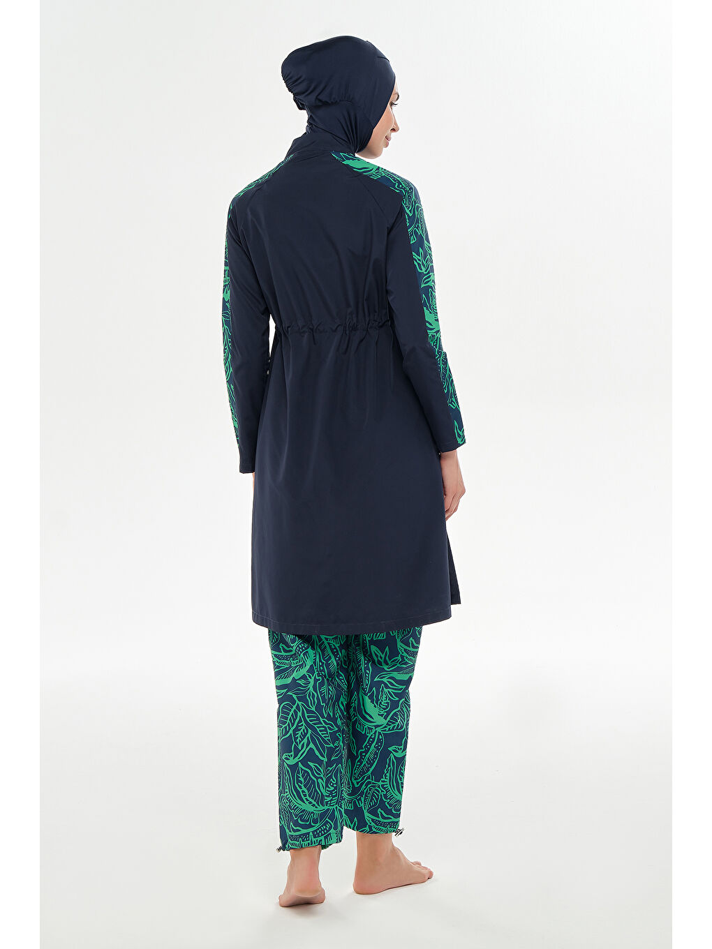 Paraşüt Tam Kapalı Tesettür Mayo 2503 Koyu Lacivert-4
