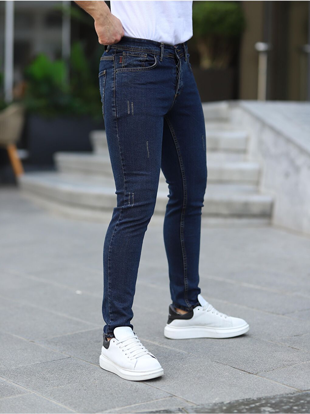 comstar Koyu Yeşil Slim Fit Elastanlı Denim Erkek Jean - 1