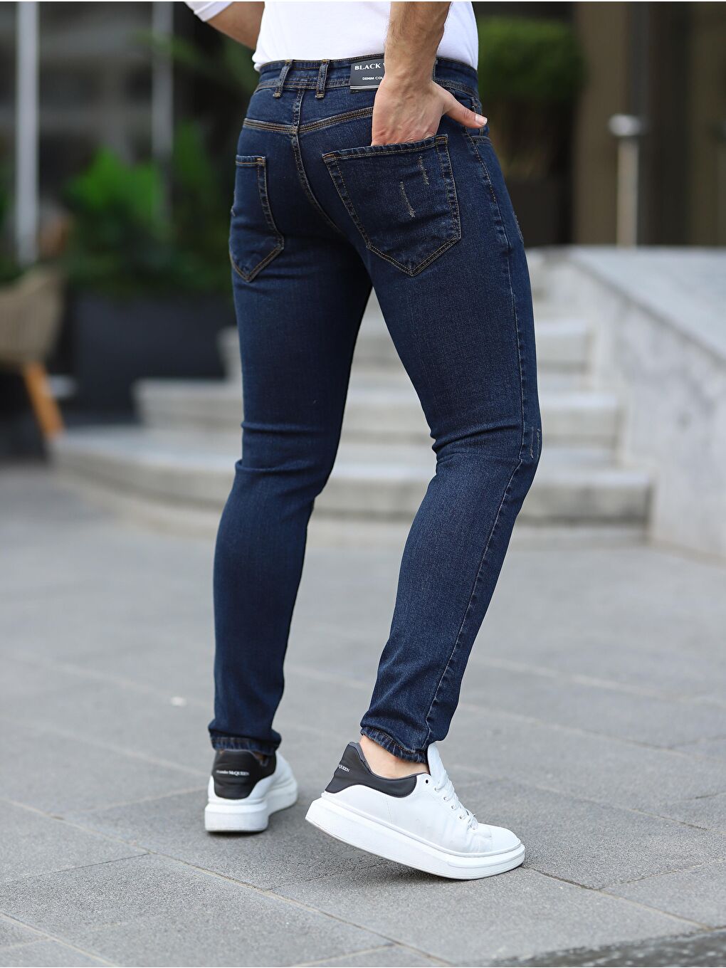 comstar Koyu Yeşil Slim Fit Elastanlı Denim Erkek Jean - 2