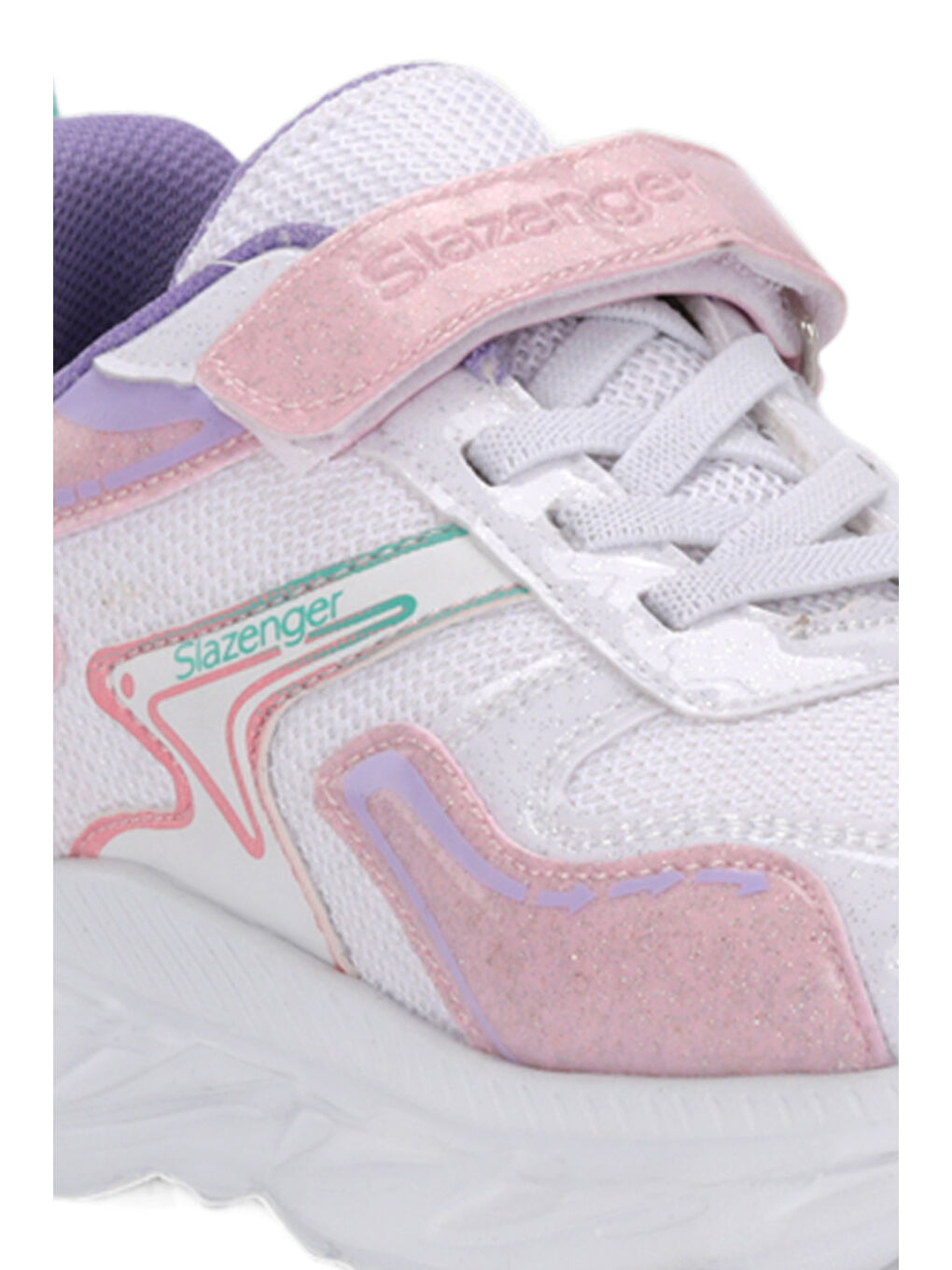 KAROLIS Kız Çocuk Cırt Cırtlı Beyaz / Pembe Günlük Spor Ayakkabısı-3