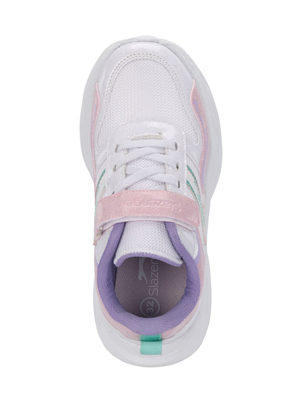 KAROLIS Kız Çocuk Cırt Cırtlı Beyaz / Pembe Günlük Spor Ayakkabısı-4