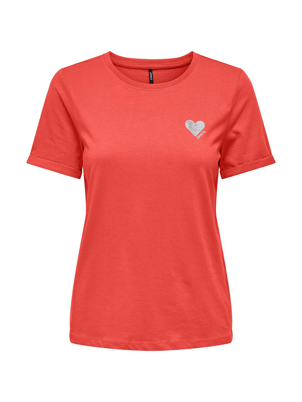 Mercan Onlkita % 100 Pamuk Regular Fit Bisiklet Yaka Kadın T Shirt 15244714