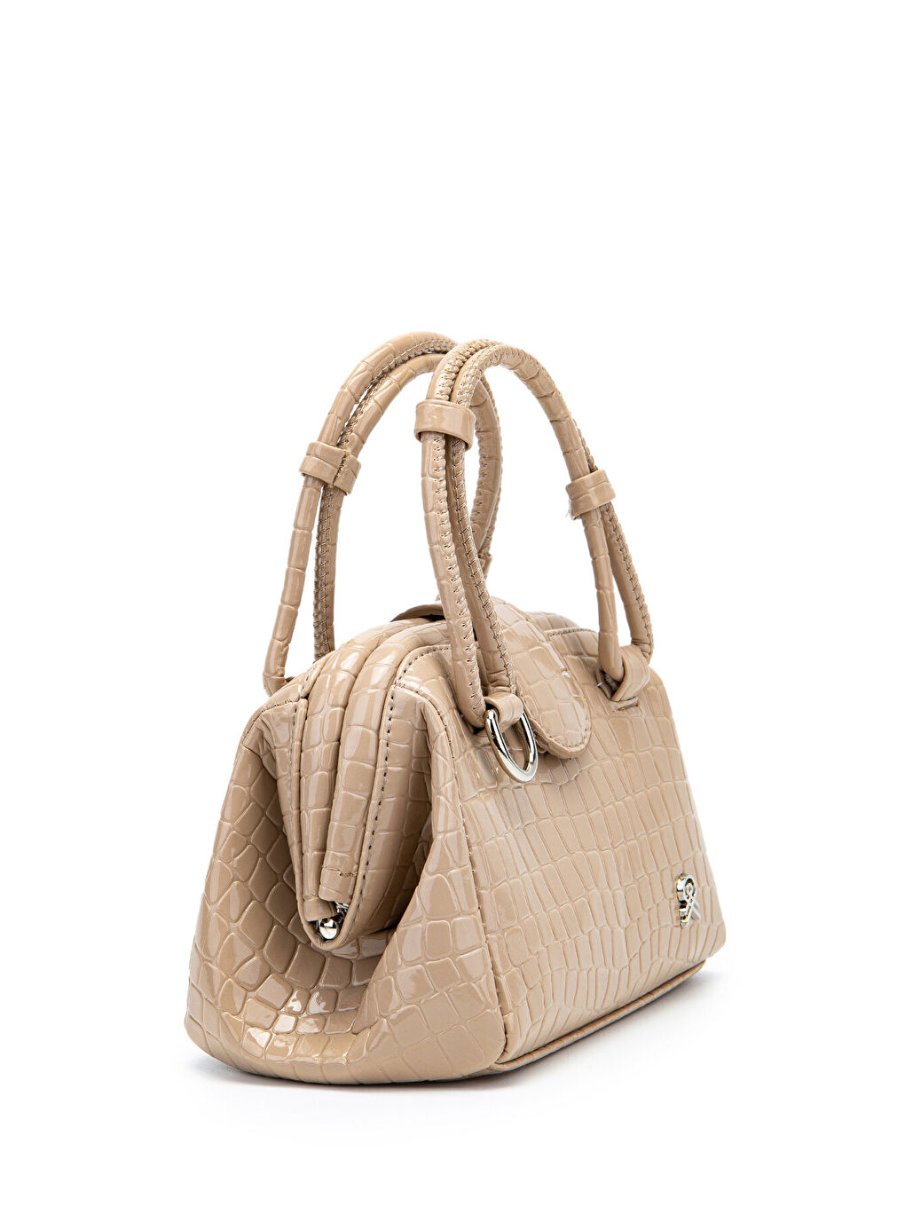 Mini Cluth Tokyo Kadın El Ve Çapraz Çanta Bej-2