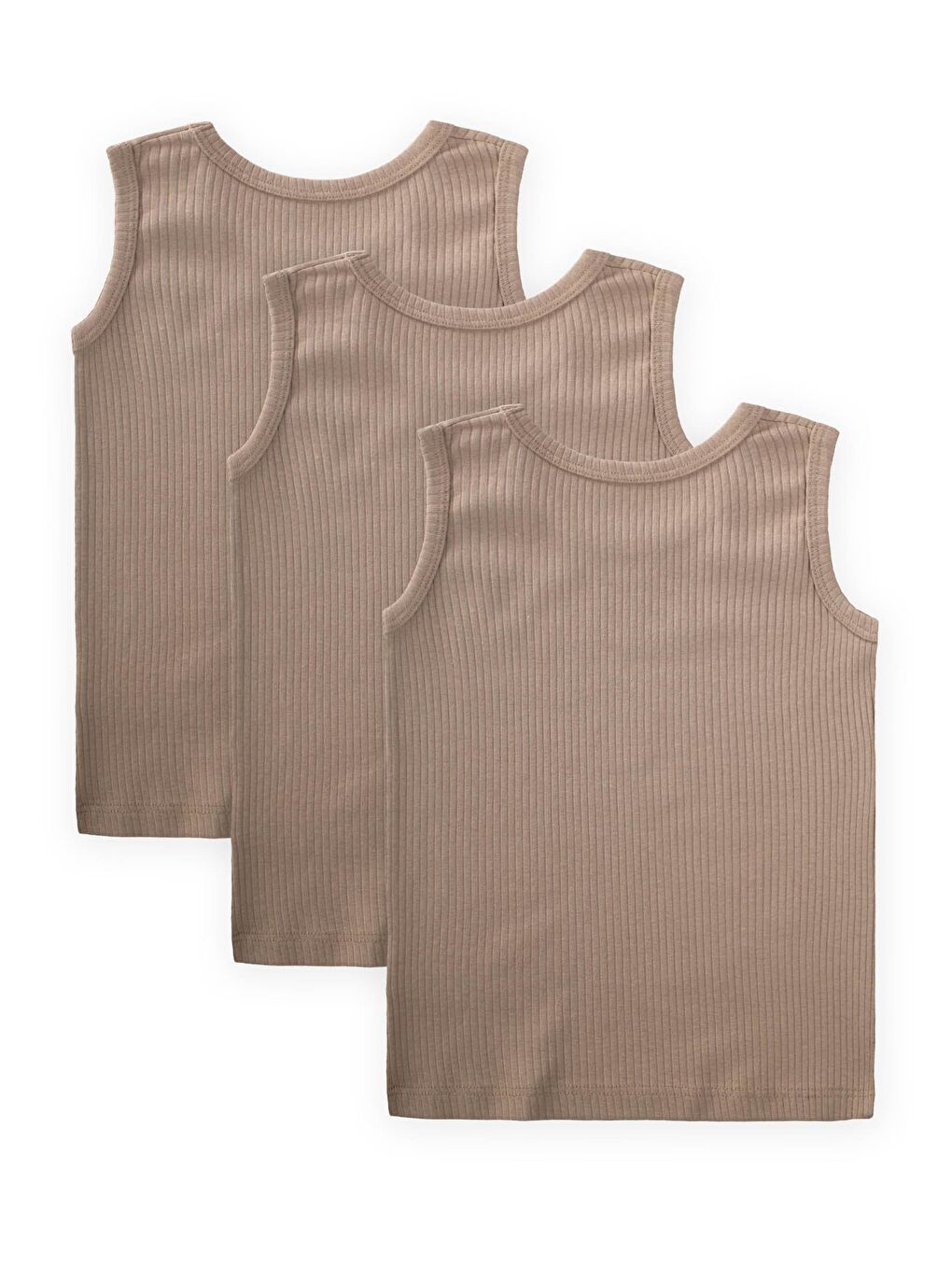 Bej Kız Çocuk İç Giyim Atlet-1