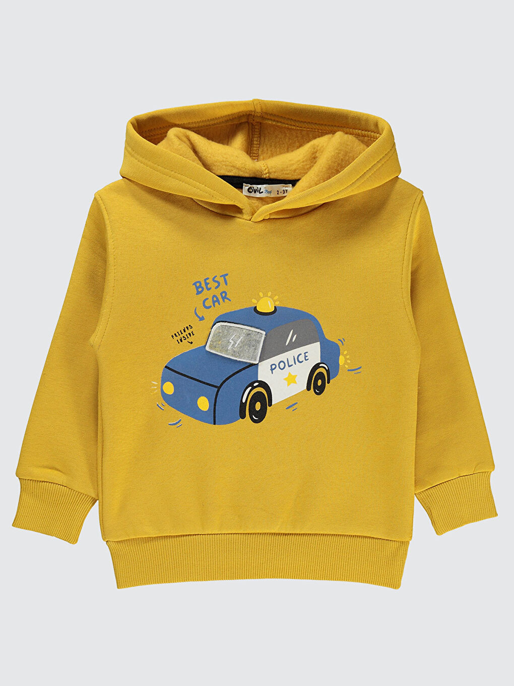 Civil Kahverengi Boys Erkek Çocuk Sweatshirt 2-5 Yaş Hardal