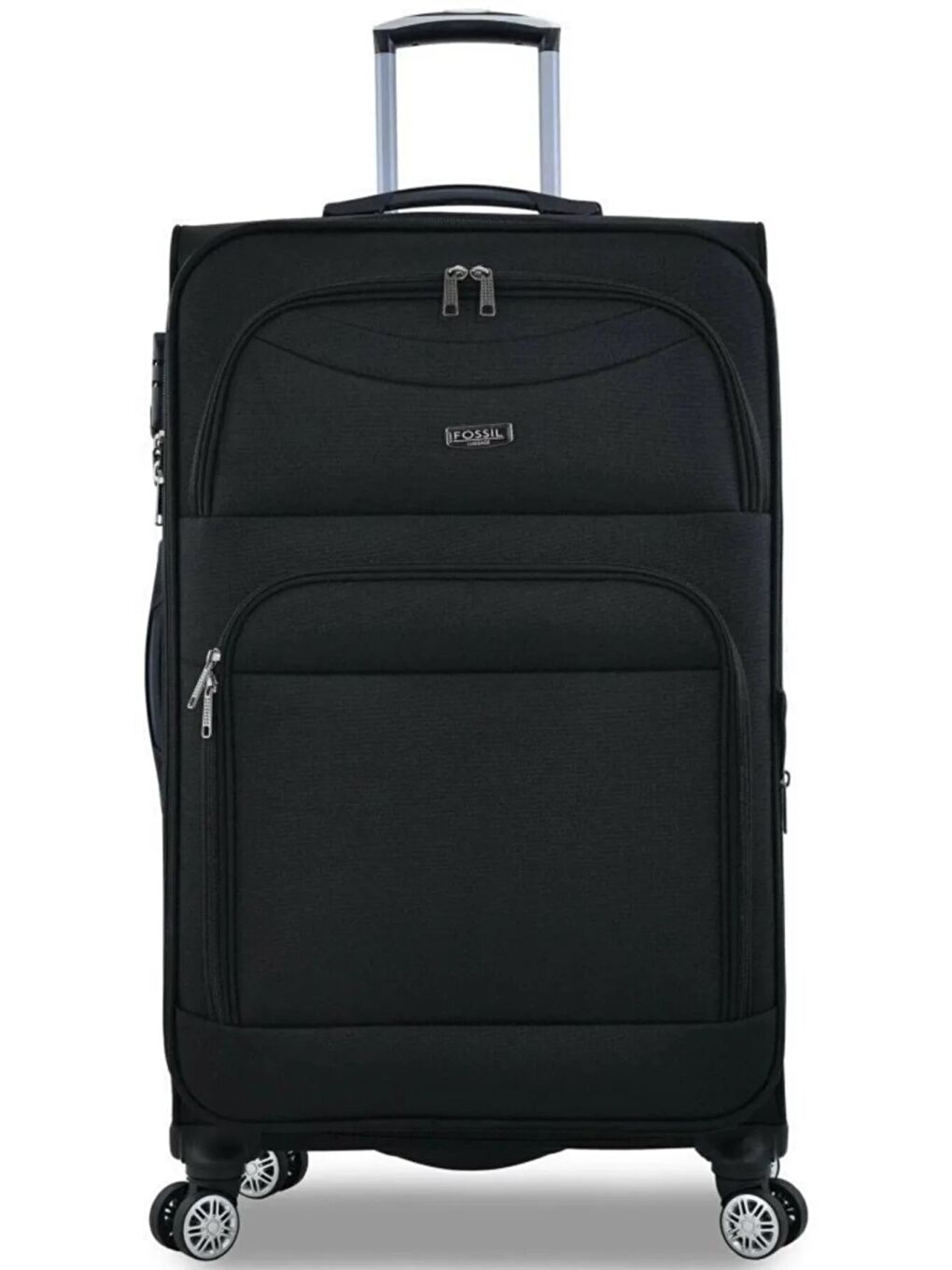 Siyah Unisex Dayanıklı Kumaş 3'lü Valiz Seti Büyük Orta Küçük Fsl010set-1