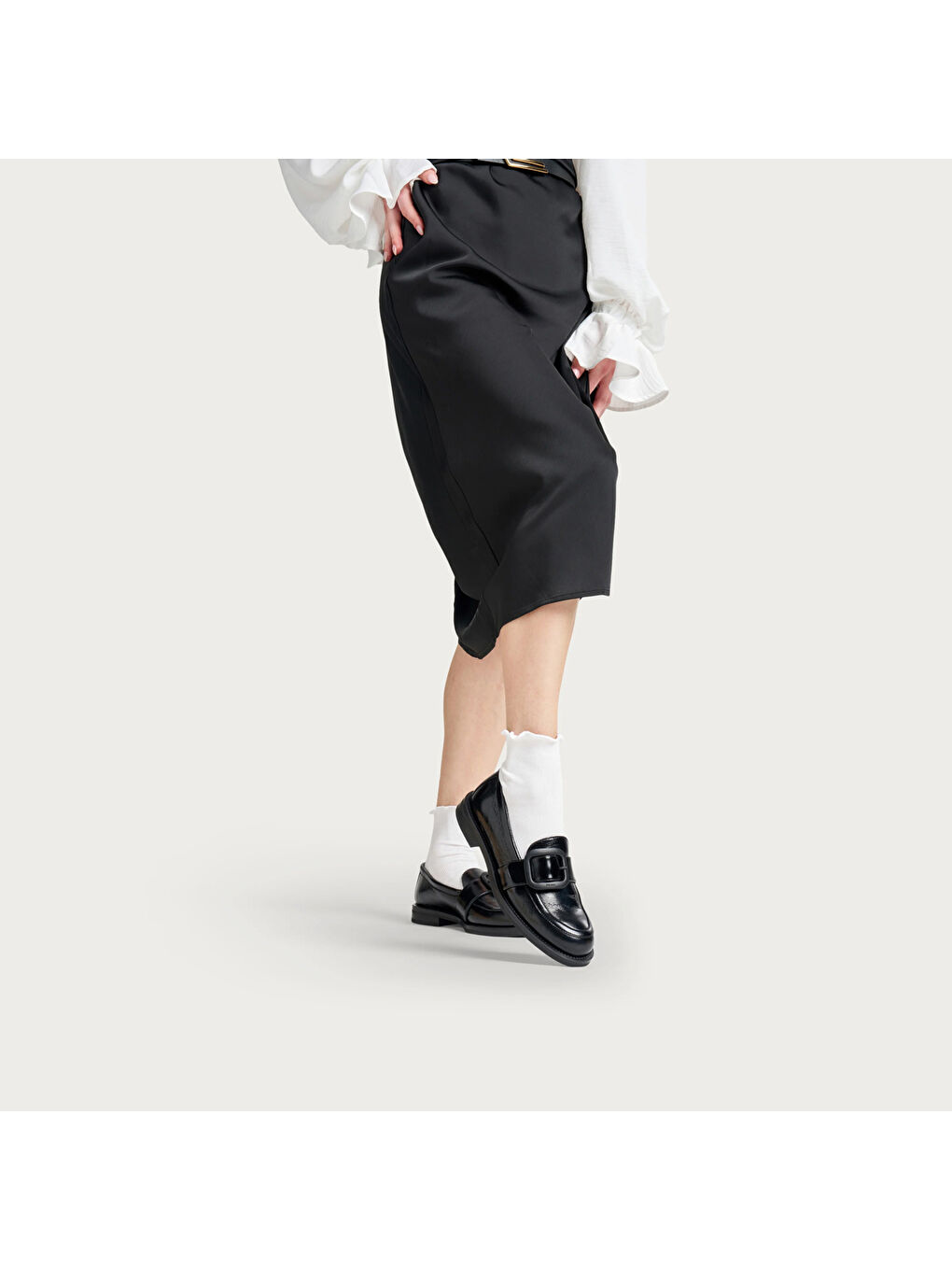 Siyah Kadın Klasik Ayakkabı 90Q5 ALIAS Nero-5