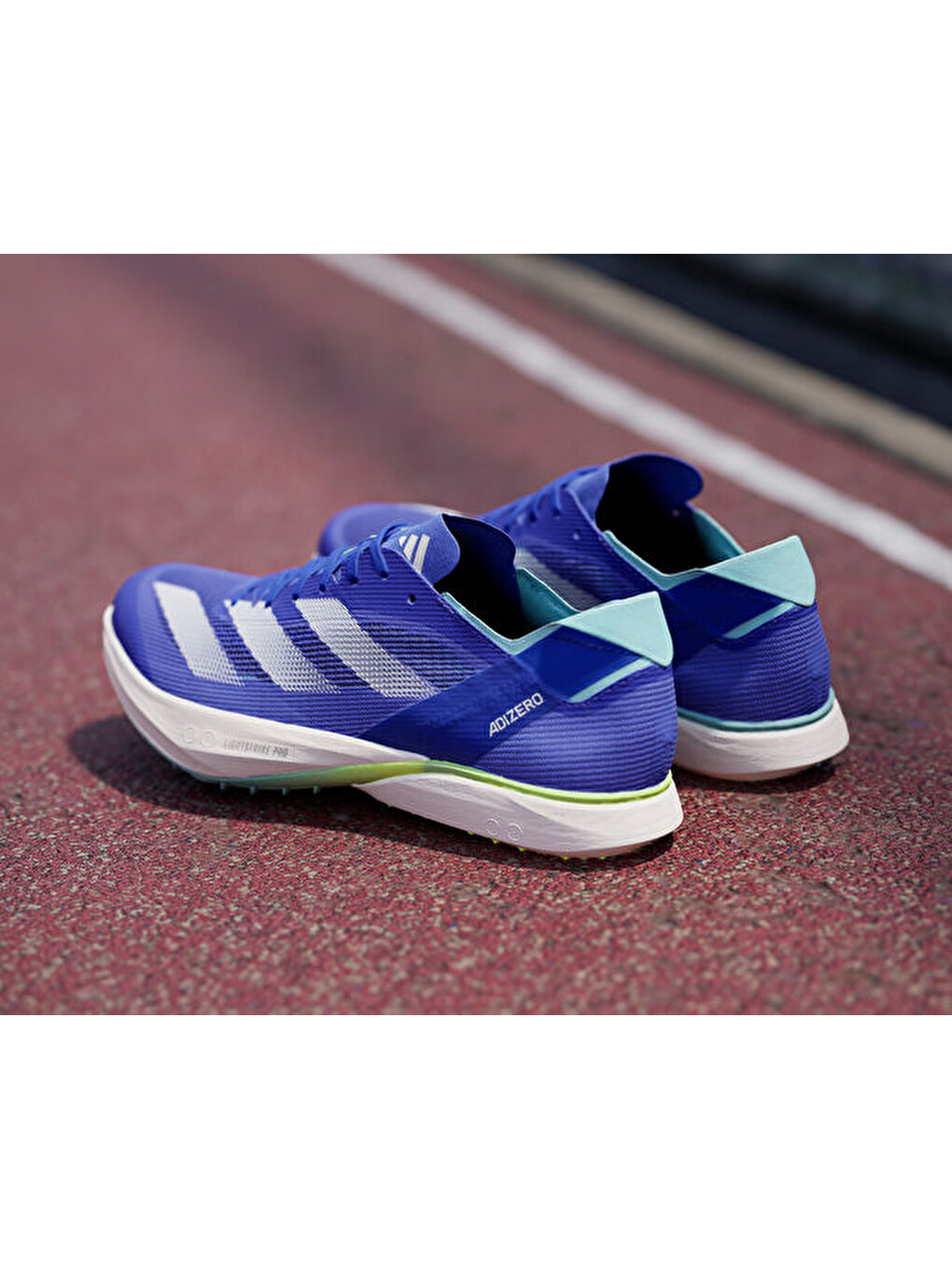Adizero Avanti Unisex Çivili Atletizm Koşu Ayakkabısı If1189 Mavi-2