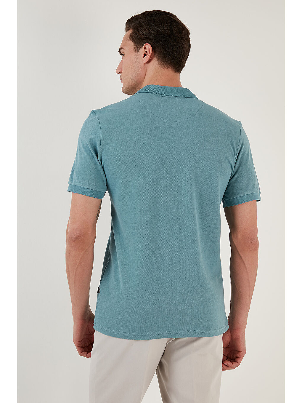 Kahverengi Pamuklu Regular Fit 3'lü Paket Polo Yaka Tişört 59029641827S3-4