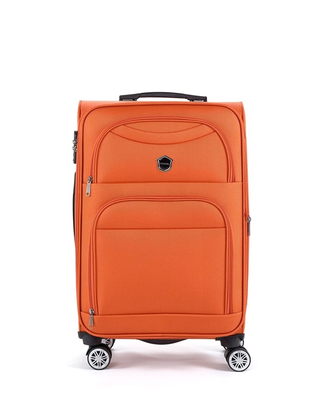 Turuncu Unisex Dayanıklı Kumaş 3'lü Valiz Seti Büyük Orta Küçük Fsl010set-2