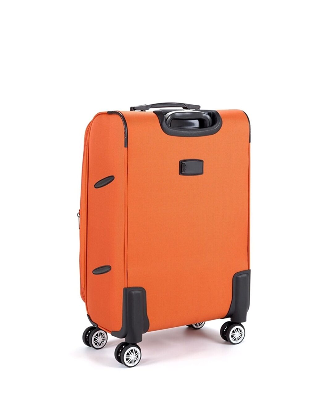 Turuncu Unisex Dayanıklı Kumaş 3'lü Valiz Seti Büyük Orta Küçük Fsl010set-3