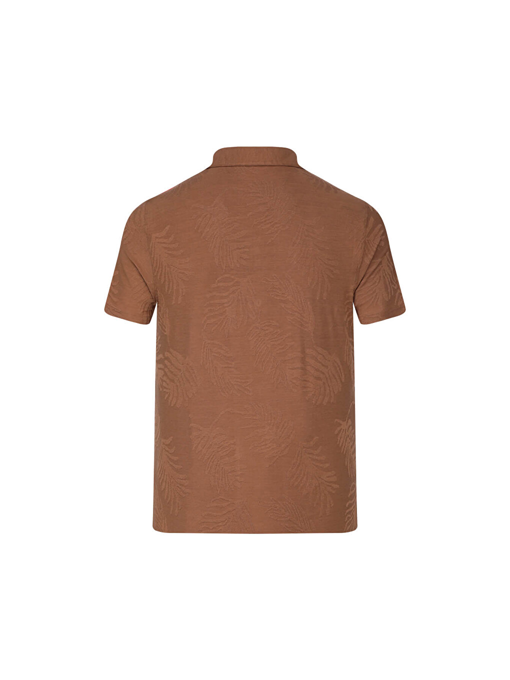 Kahverengi Camel Regular Fit Apaş Yaka Gömlek-2