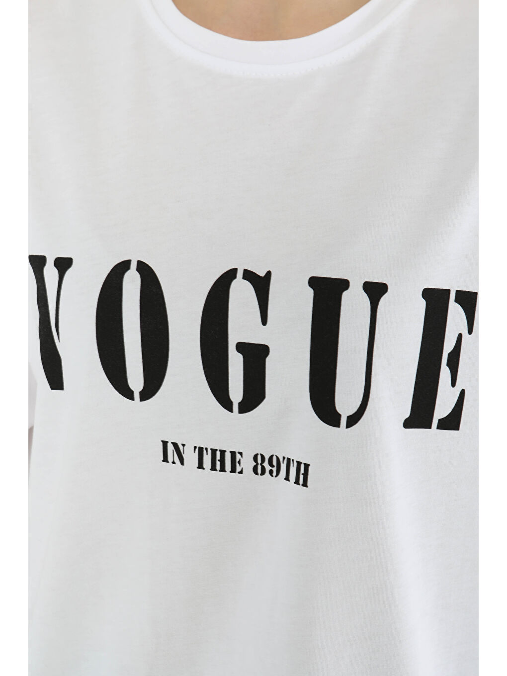 Baskılı Kısa Kollu T-Şhirt Beyaz - 27126-4