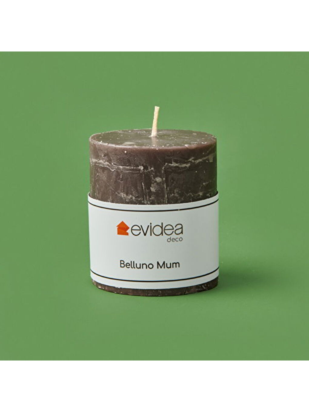 Deco Belluno Mum - Koyu Gri - 8 cm