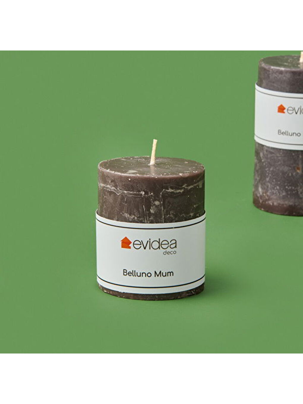 Deco Belluno Mum - Koyu Gri - 8 cm-2