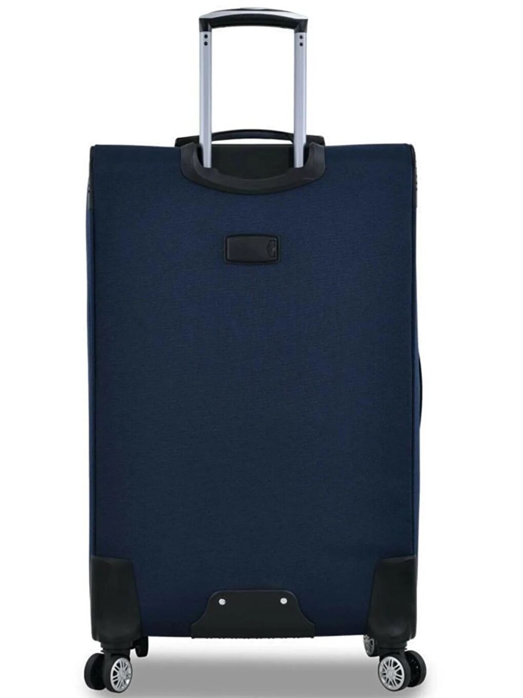 Lacivert Unisex Dayanıklı Kumaş 3'lü Valiz Seti Büyük Orta Küçük Fsl010set-3