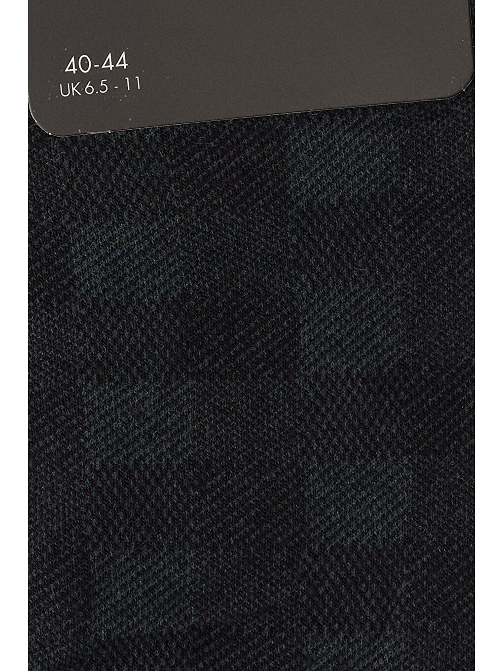 Erkek Siyah-Gri Desenli Bambulu Soket Çorap-1