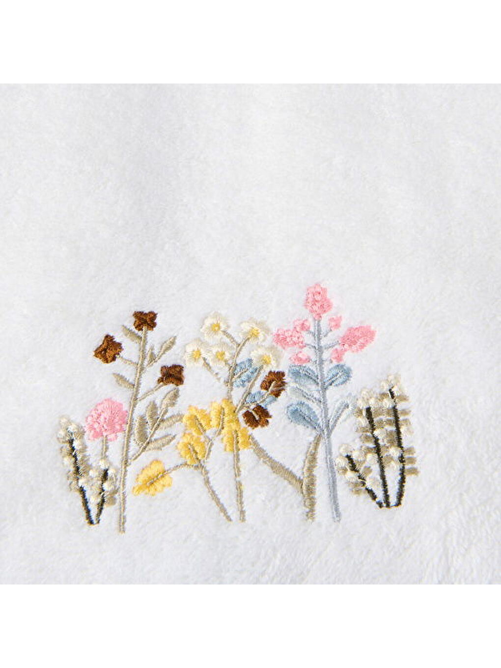 Soft Granny Summer Nugas Yüz Havlusu - Ekru - 50x90 cm-3