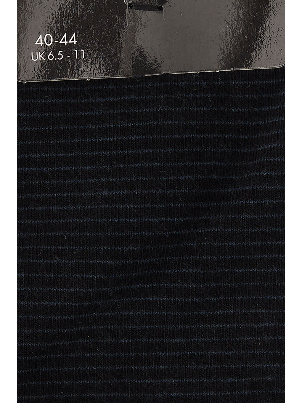 Erkek Siyah-Gri Desenli Bambulu Soket Çorap-1