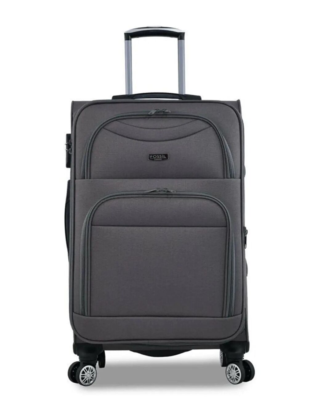 Gri Unisex Dayanıklı Kumaş 3'lü Valiz Seti Büyük Orta Küçük Fsl010set-1