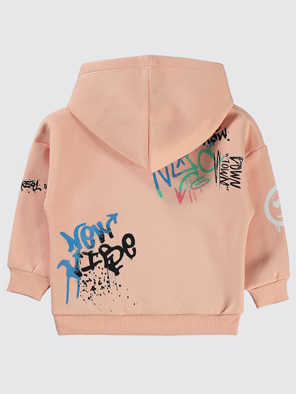 Pembe Girls Kız Çocuk Sweatshirt 2-5 Yaş Somon-1
