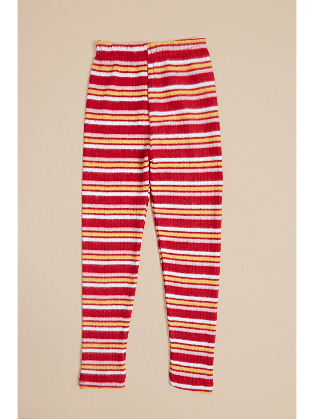 Bordo Çizgili Dik Yaka Kız Çocuk Takım-4