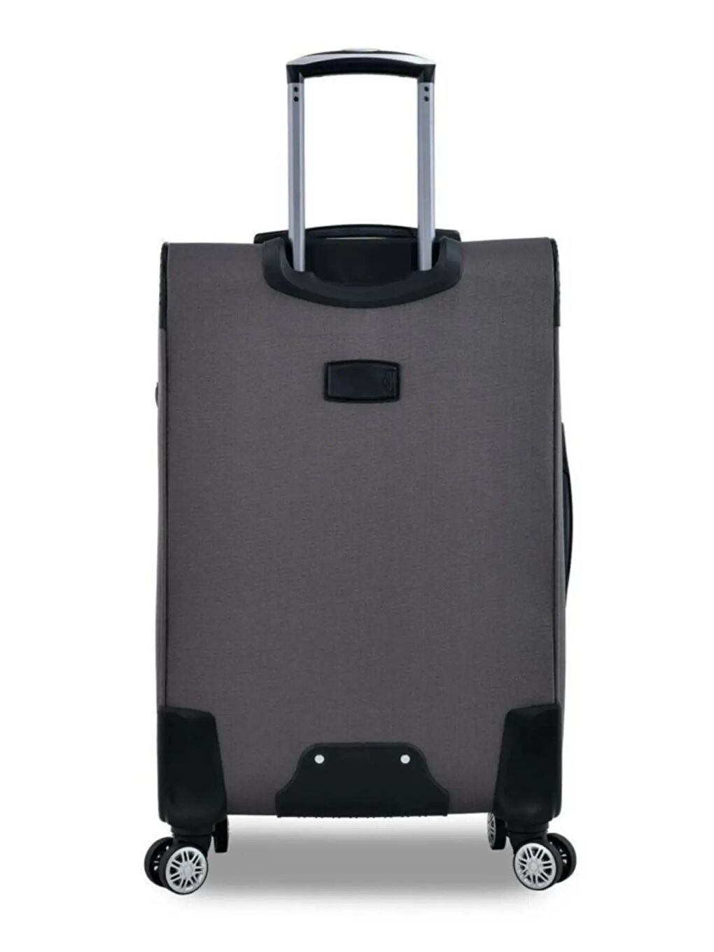 Gri Unisex Dayanıklı Kumaş 3'lü Valiz Seti Büyük Orta Küçük Fsl010set-3