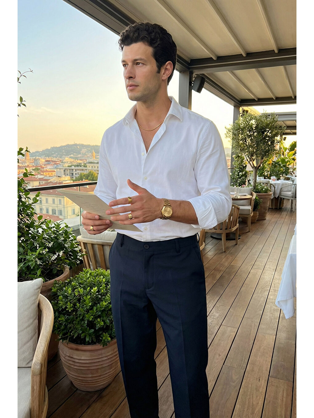 Siyah Kiran Premium Ütü Gerektirmeyen Erkek Kumaş Pantolon-2