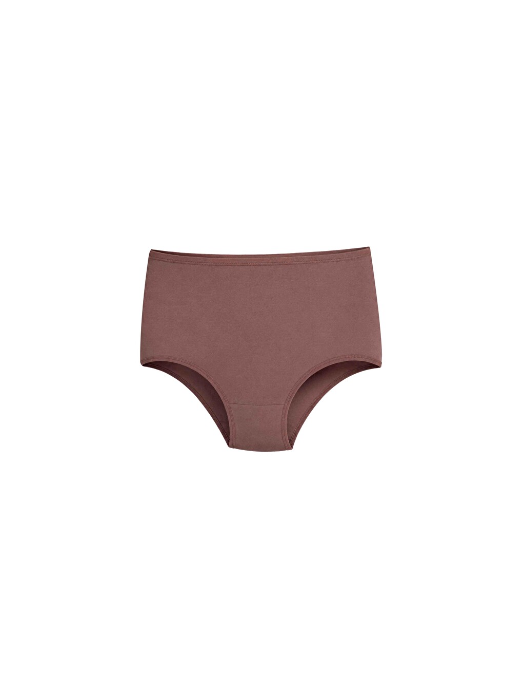 Karışık Domınant Kadın Çamaşır Pamuklu Düz Renk Yüksek Bel Geniş Basen Külot 4'lü Paket( M-l-xl-xxl )-4