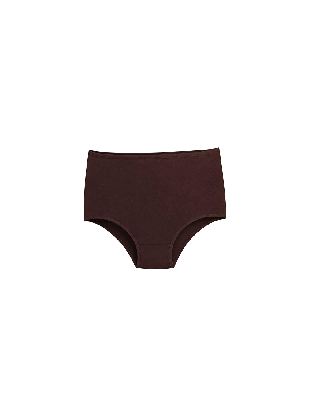 Karışık Domınant Kadın Çamaşır Pamuklu Düz Renk Yüksek Bel Geniş Basen Külot 4'lü Paket( M-l-xl-xxl )-5