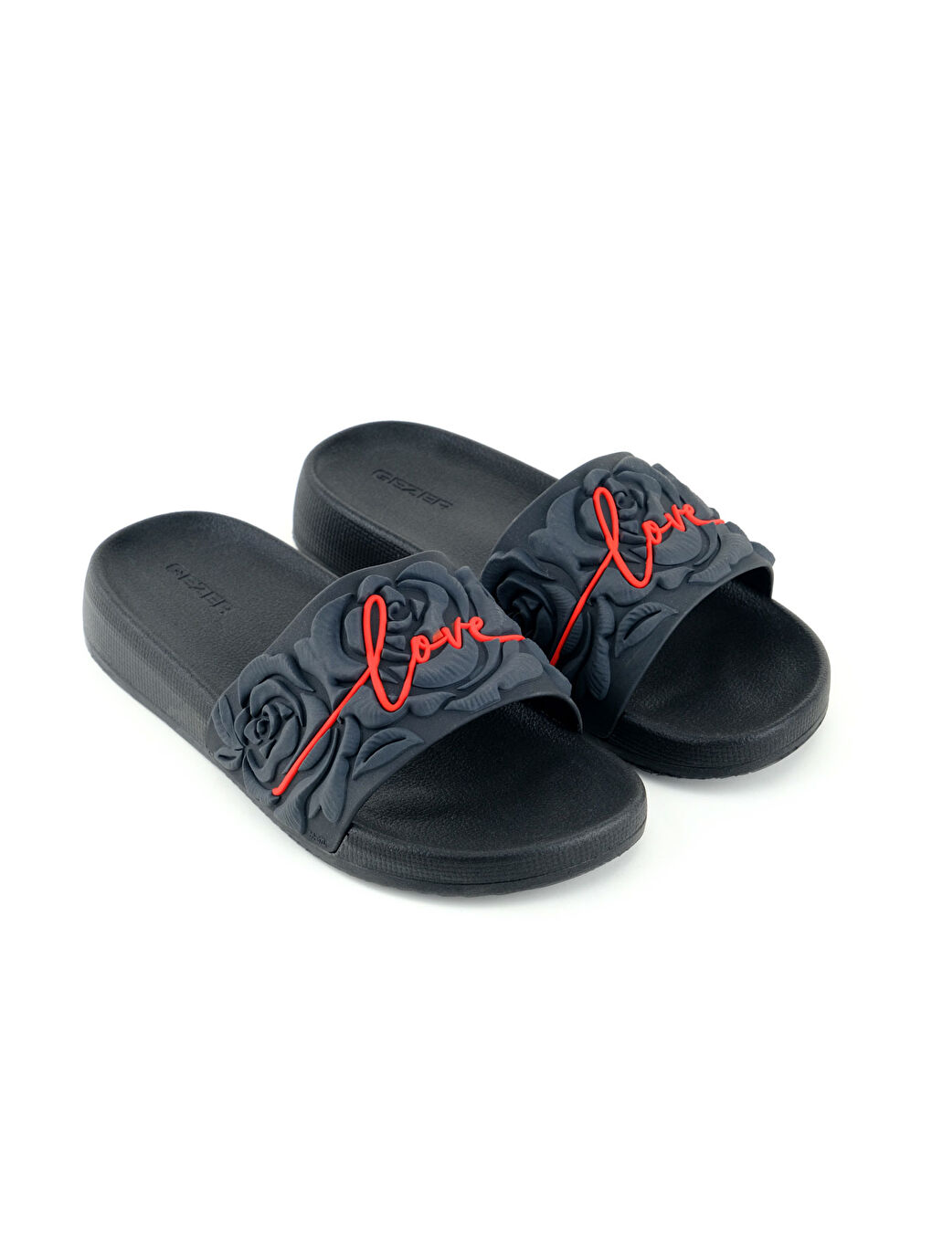 Siyah Kadın Yazlık Rahat Taban Ev Bahçe Günlük Terlik-2