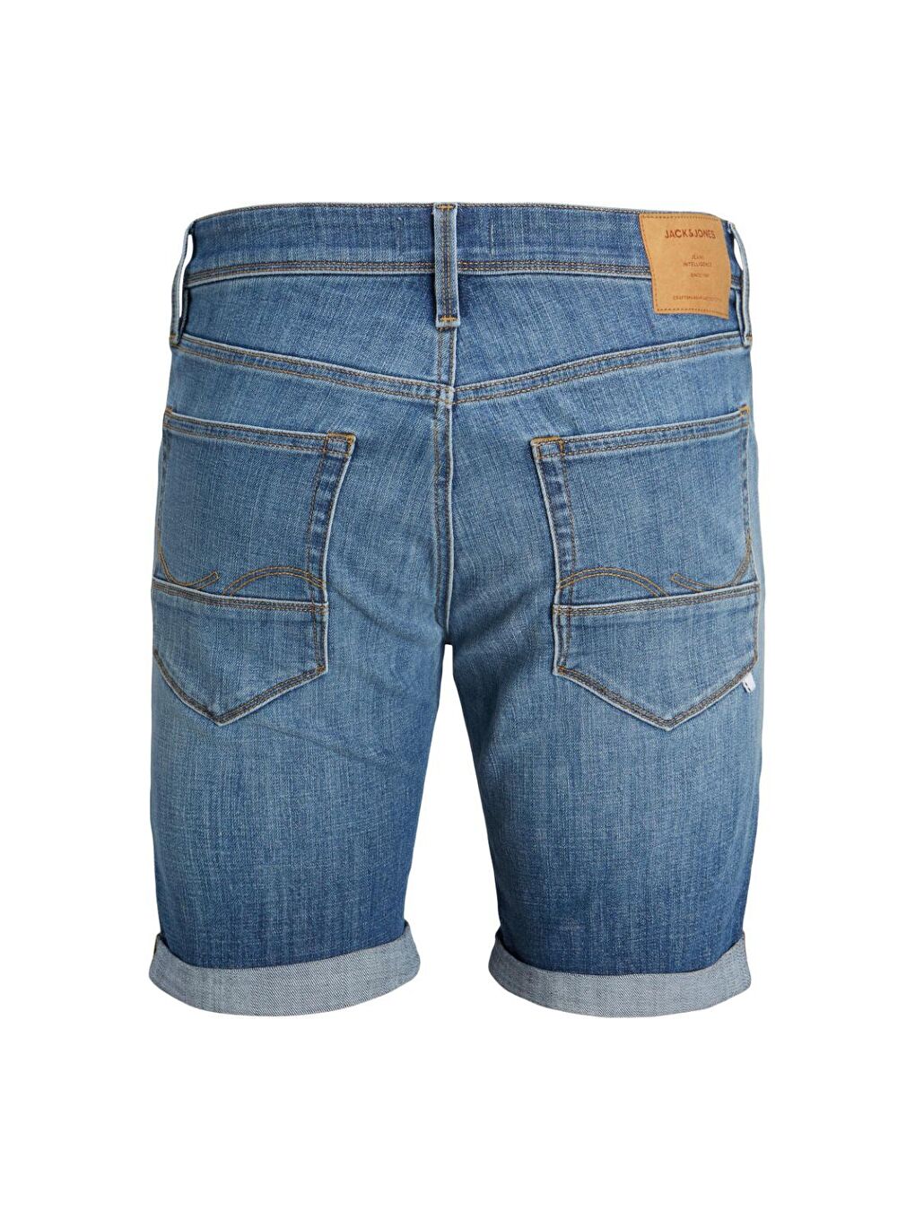 Erkek Mavi Jean Şort-1