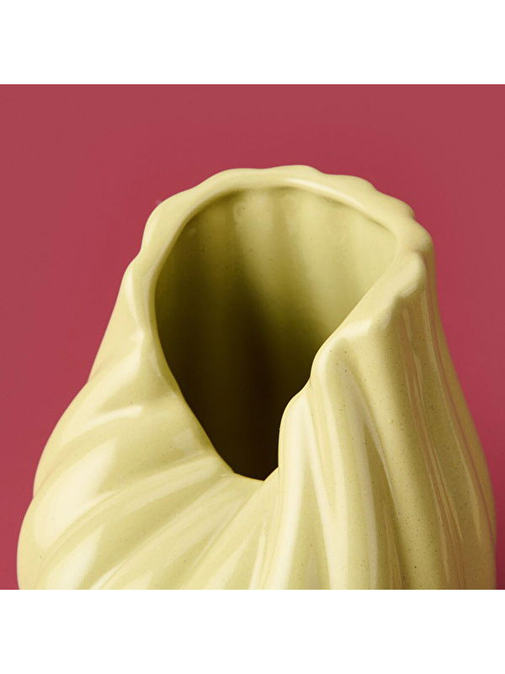 Deco Palm Breeze Vazo - Yeşil - 24 cm-2