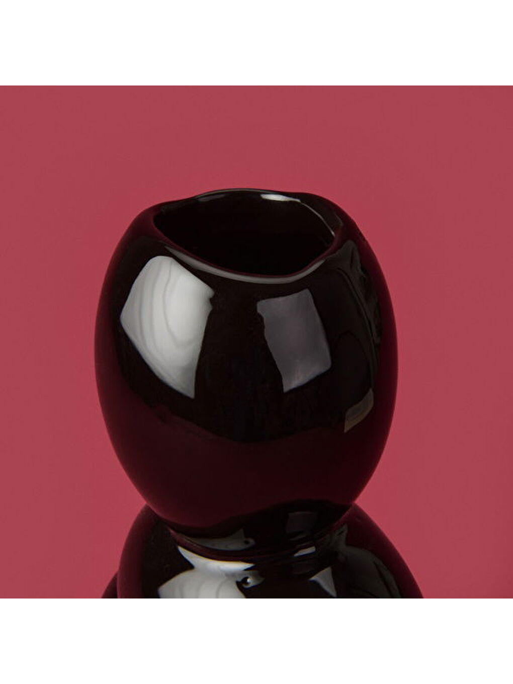 Deco Elegant Curves Vazo - Siyah - 24 cm-3