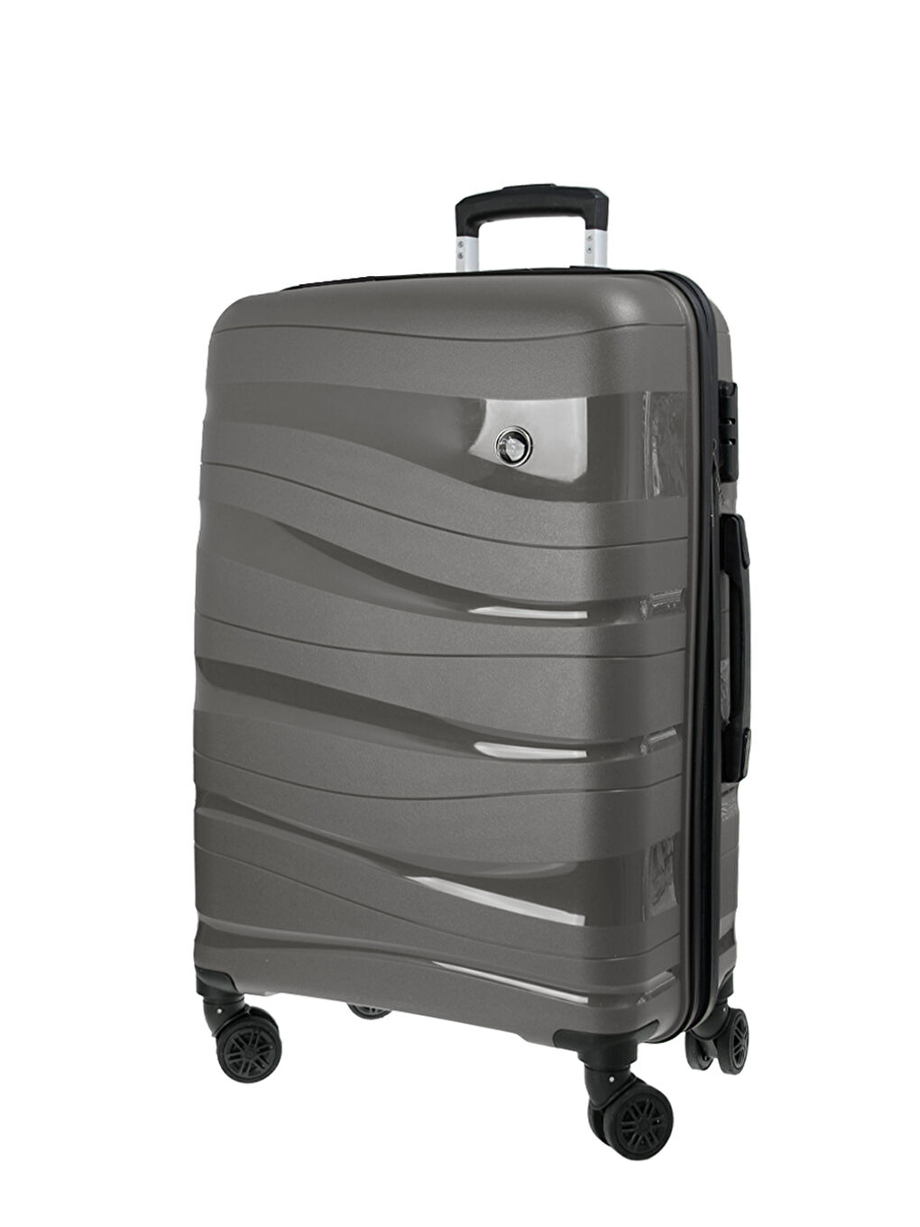 Gri PP Barcelona Valiz Seti-4