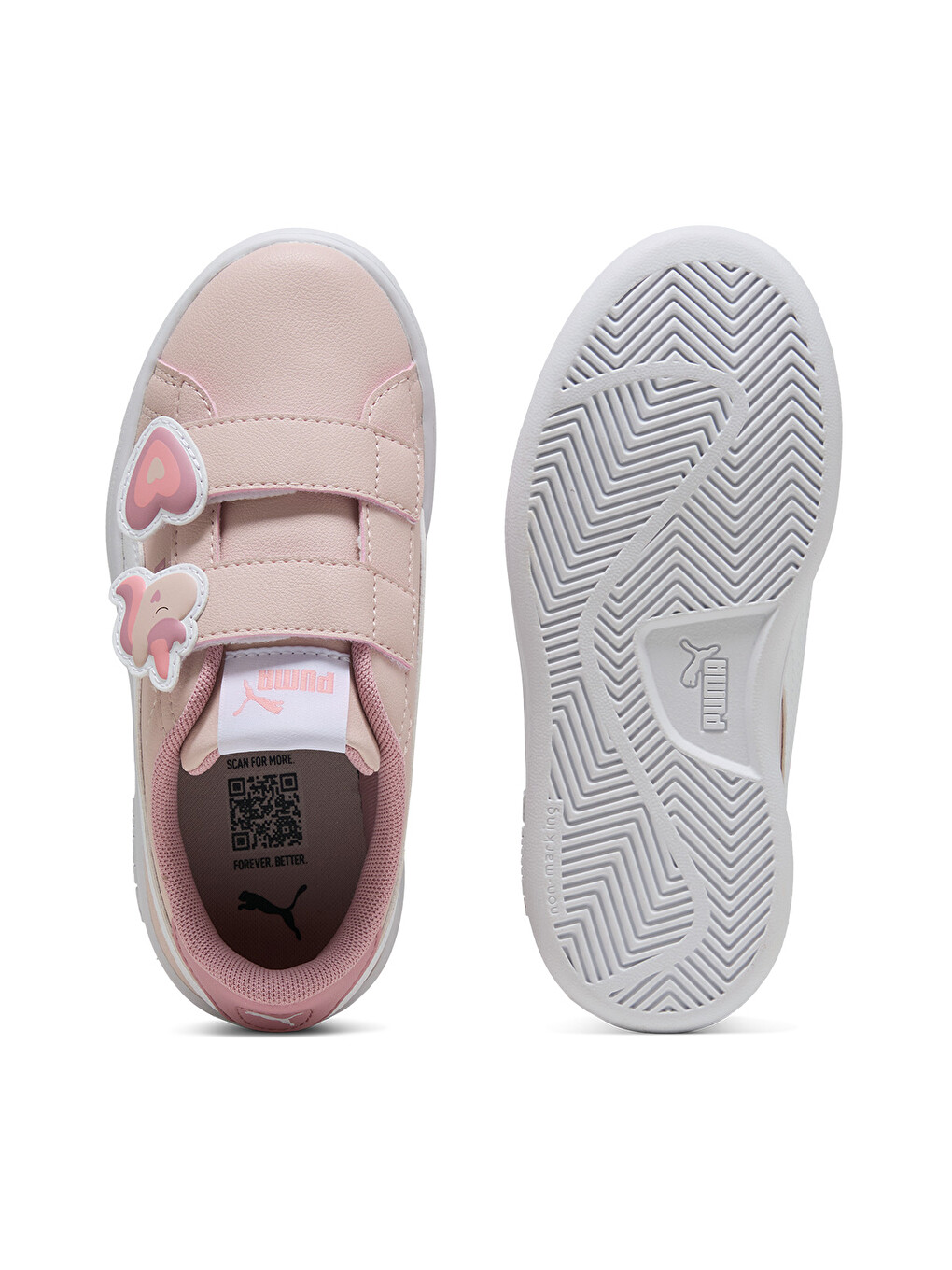 Smash 3.0 Badges V Kız Çocuk Bej Sneaker-4