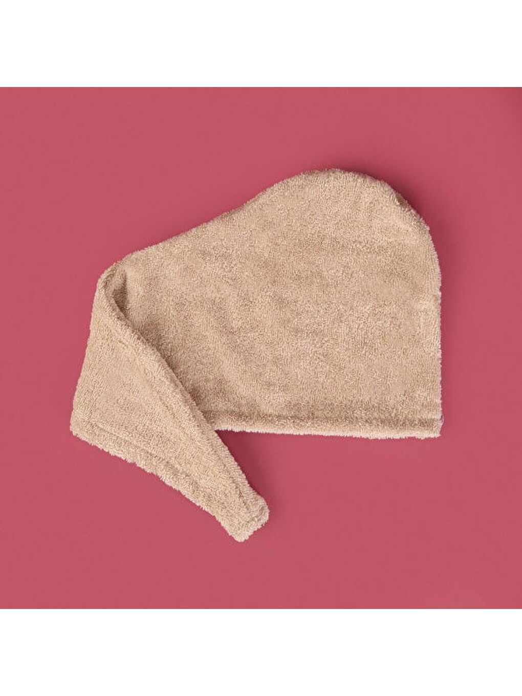 Soft Mikrofiber Saç Havlusu - Ekru - 57x27 cm-2