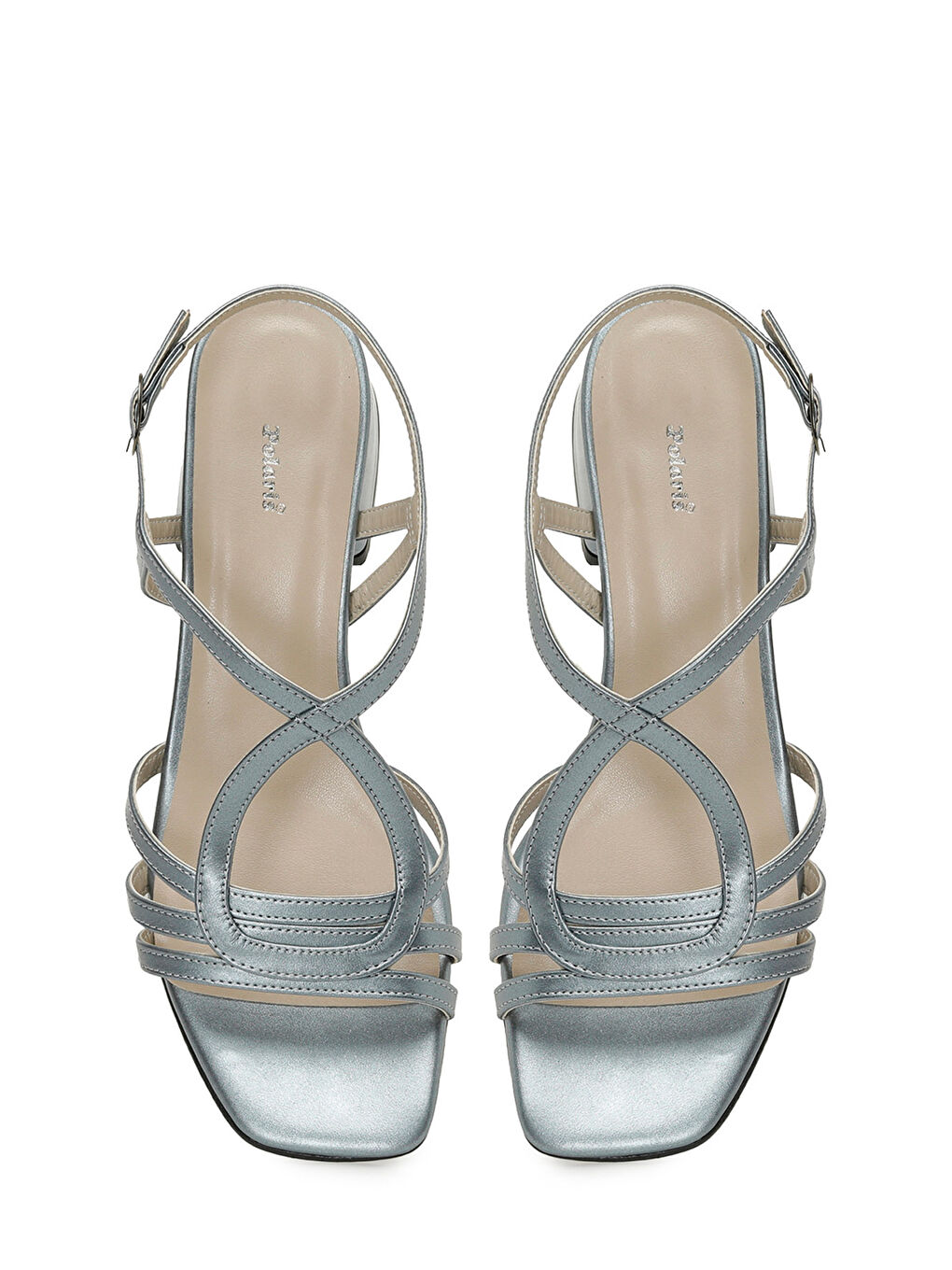 325077.Z 5FX Mavi Kadın Topuklu Sandalet-3