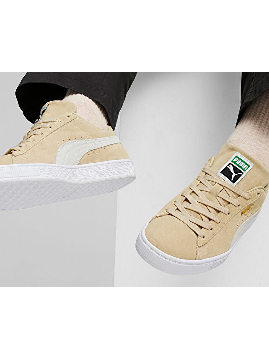 Ekru Suede Classic Xxl Kadın Günlük Ayakkabı 37491595 Krem-1