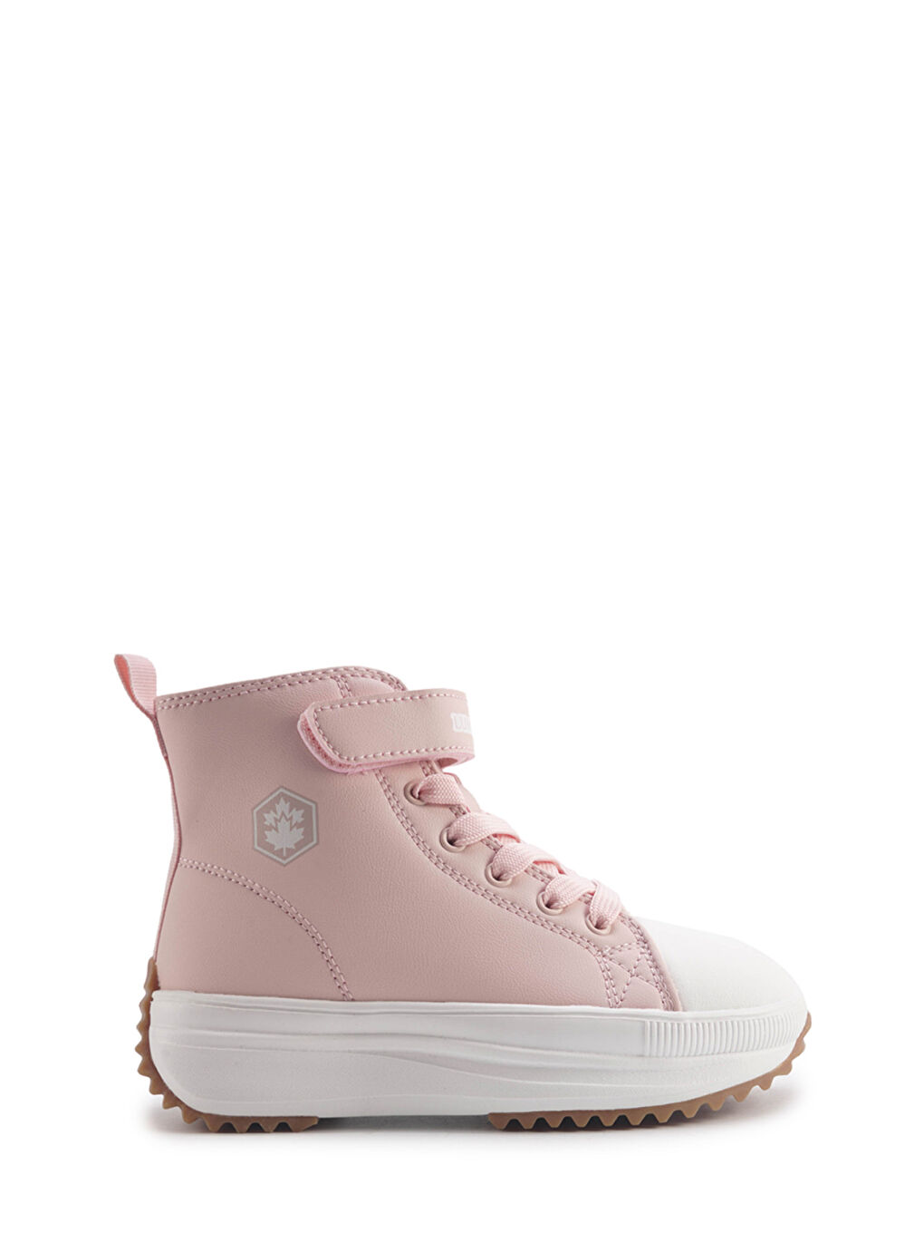 Pembe NELLY PU 4PR Pudra Kız Çocuk High Sneaker