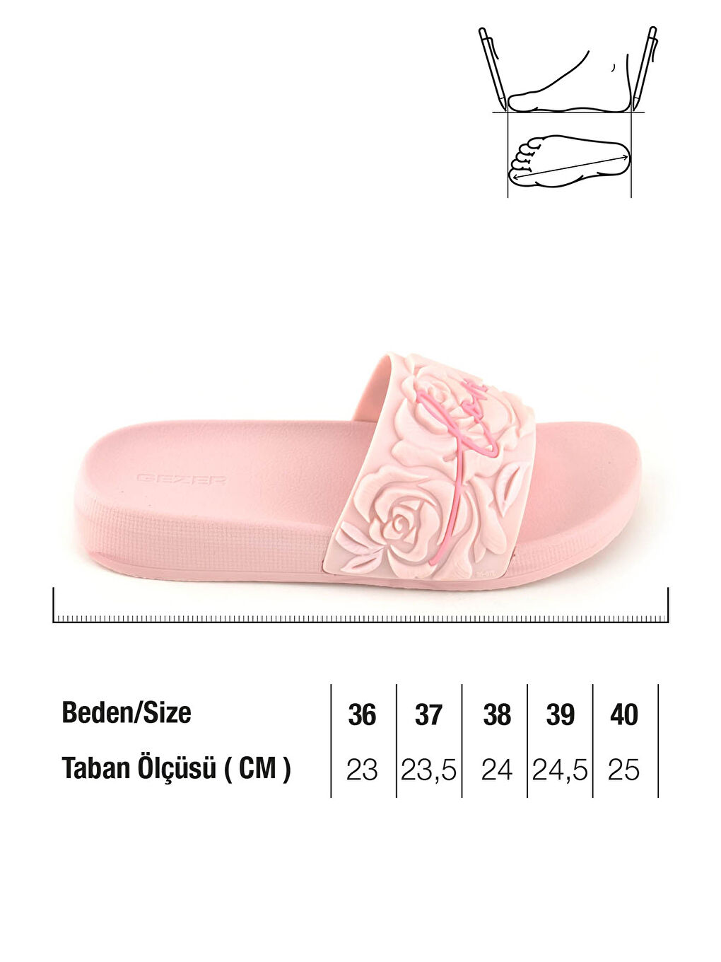 Pembe Kadın Yazlık Rahat Taban Ev Bahçe Günlük Terlik-1