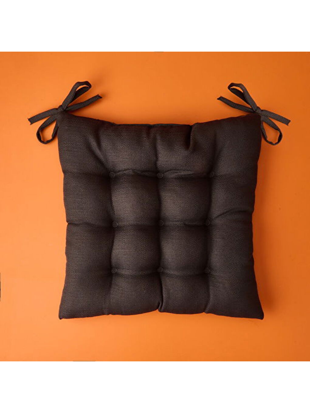 Soft Traum Sandalye Minderi - Antrasit - 40x40 cm-1