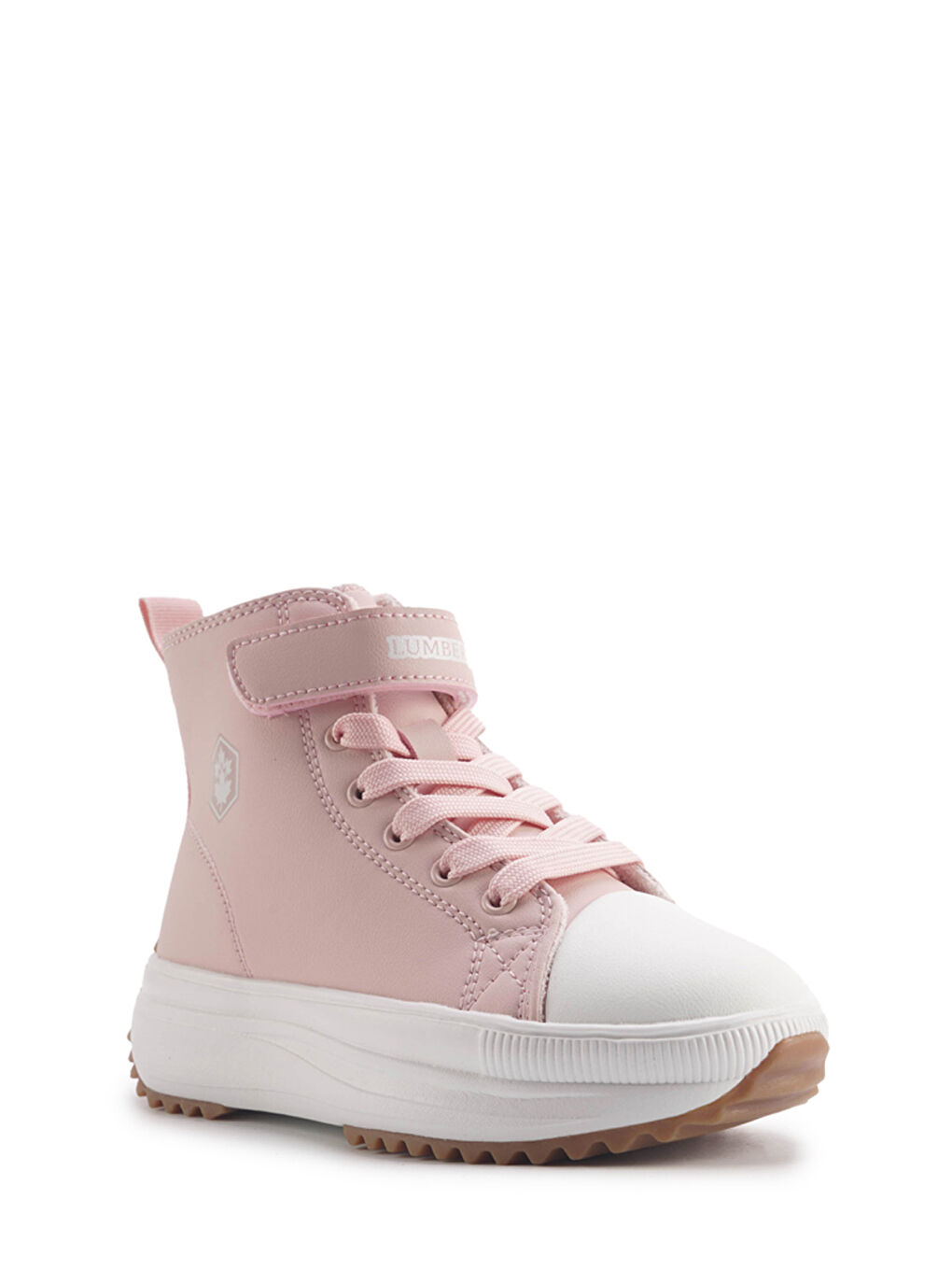 Pembe NELLY PU 4PR Pudra Kız Çocuk High Sneaker-1