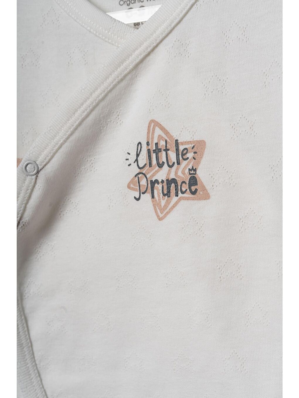 Ekru Bebek 2li Kısa Kollu Zıbın Body %100 Organik Pamuk, Bebek-Yenidoğan-CSYR4523-4