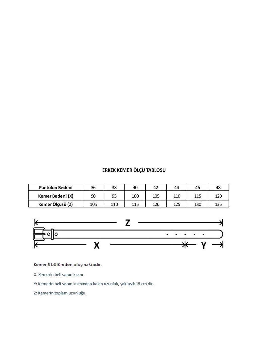 DEBRA 1PR Siyah Erkek Kemer-1