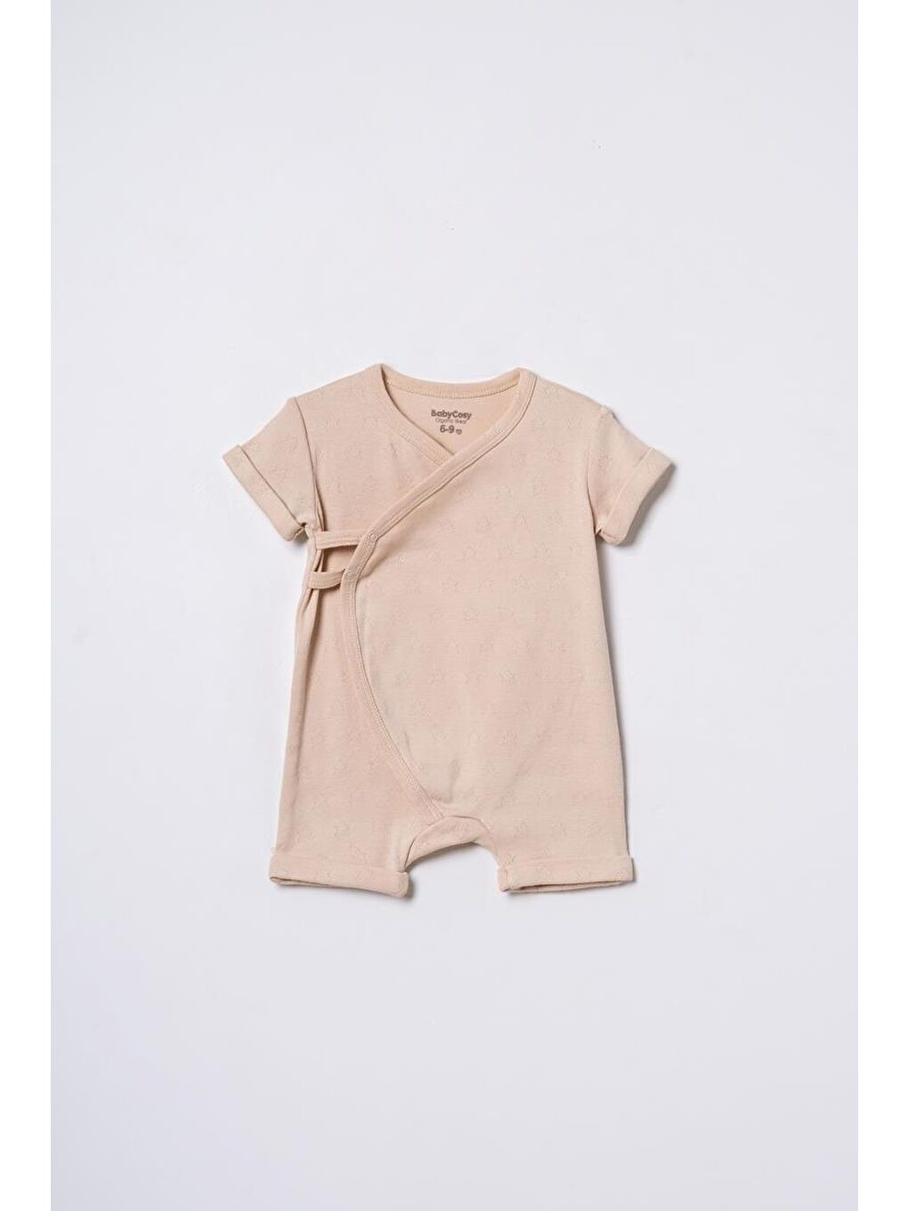 Ekru Bebek 2li Kısa Kollu Zıbın Body %100 Organik Pamuk, Bebek-Yenidoğan-CSYR4523-8