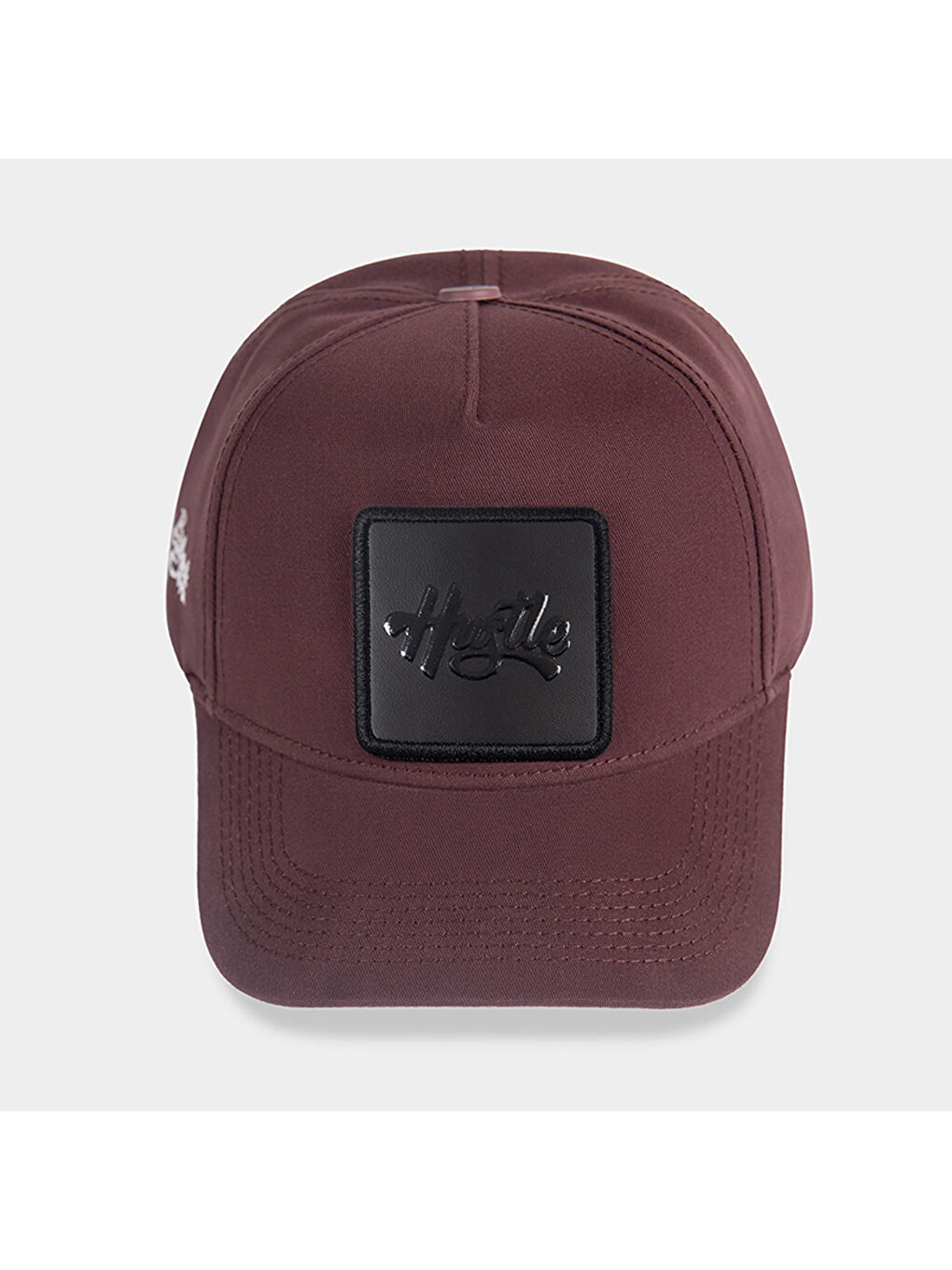 V1 Baseball Hustle - 3 Black Kod Logolu Unisex Kahverengi Şapka (Cap)-3