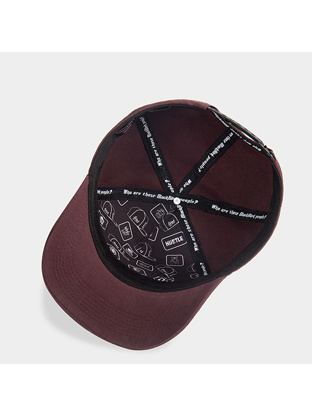 V1 Baseball Hustle - 3 Black Kod Logolu Unisex Kahverengi Şapka (Cap)-4